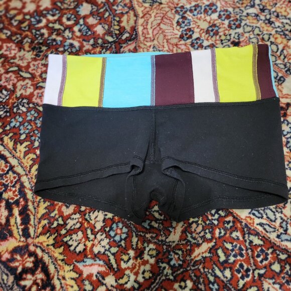 Vintage Lululemon Super Short Shorts Size 4 - Picture 1 of 3